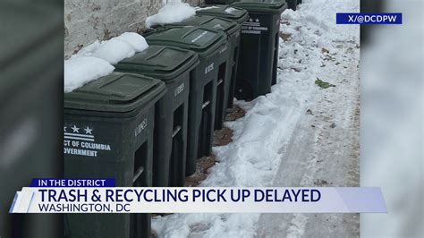 Is Trash Pickup Delayed Tomorrow