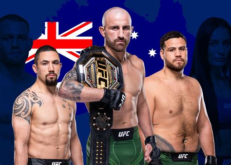 is ufc fight night over in australia