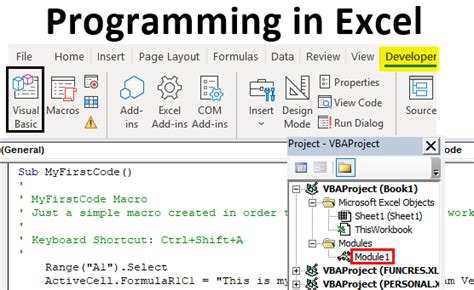 is using excel coding