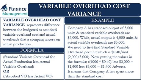 is variable overhead a relevant cost