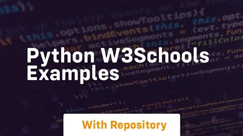 is w3schools good for python