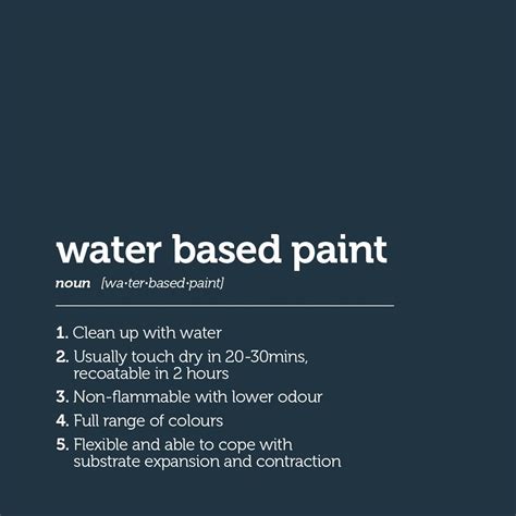 Is Water Based Emulsion Paint Flammable