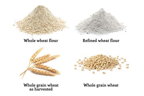 is wheat flour a whole grain food