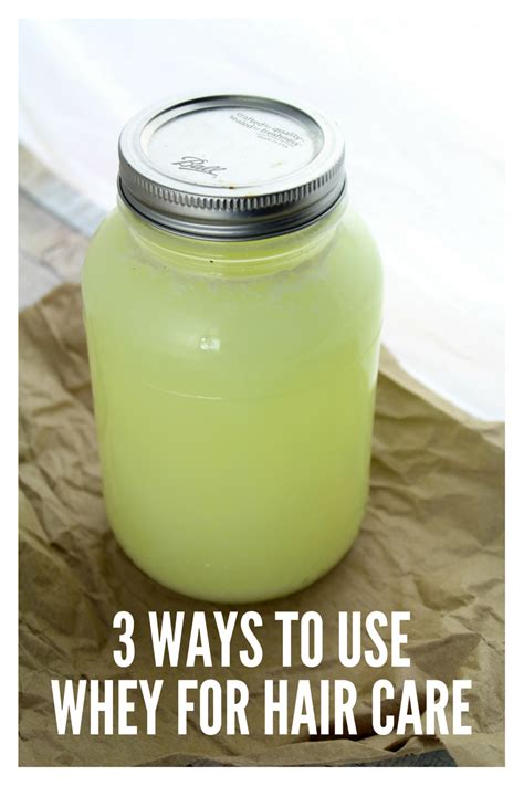 is whey water good for hair