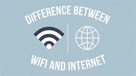 is wifi and internet the same thing