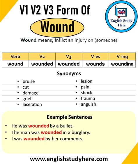 Is Wound A Verb