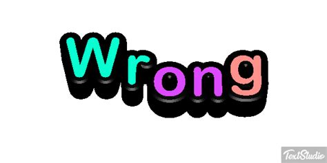 is wrong a word