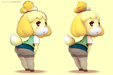 isabelle animal crossing legs meaning