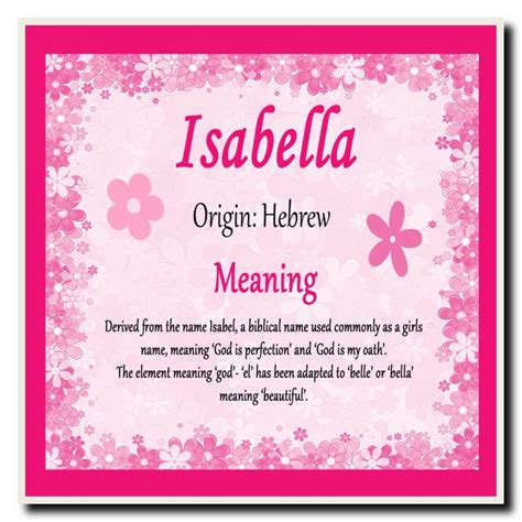 isabelle name meaning in english