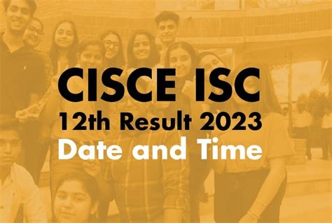 isc board 2023 result date