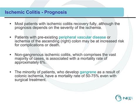 Ischemic Colitis Prognosis