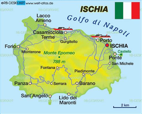Ischia Italy Map dijkversterkingbas