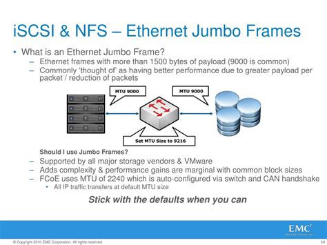 Iscsi Jumbo Frames Or Not