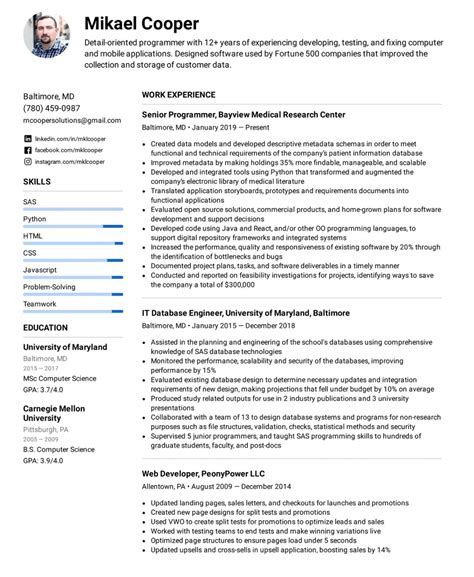 iseries programmer resume examples