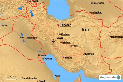 isfahan iran karte