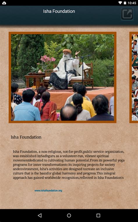Isha Foundation Program Finder
