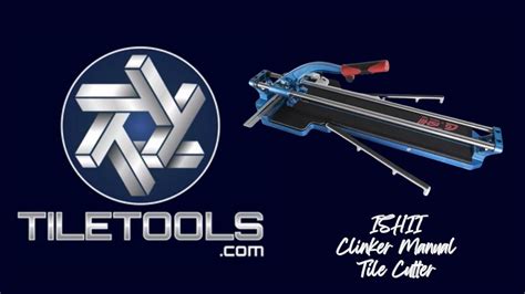 Ishii Tile Cutter Use