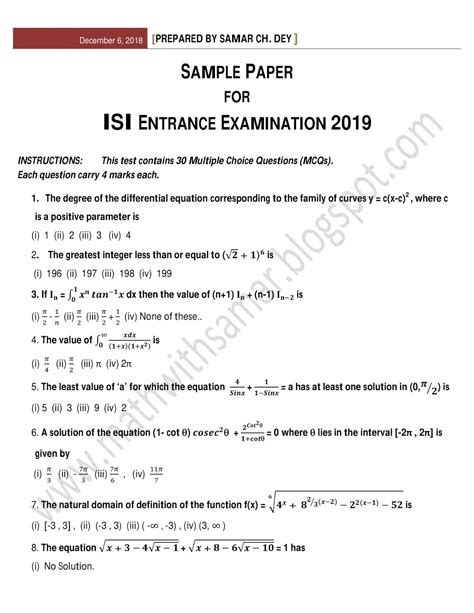 isi question paper 2022
