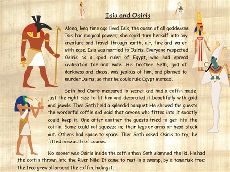 isis and osiris story summary