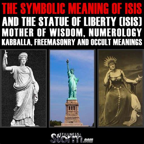 isis goddess statue of liberty