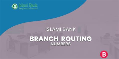 islami bank routing number bangladesh