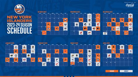 islanders home schedule 2023-24