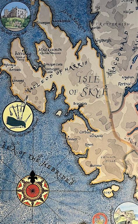 Isle Of Skye Clan Map