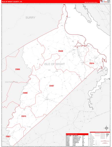 Isle Of Wight County Zip Codes