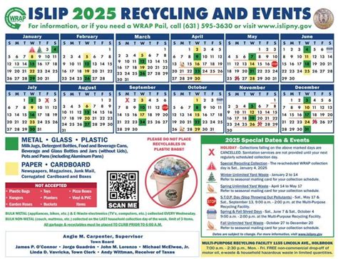 Islip Garbage Calendar 2024