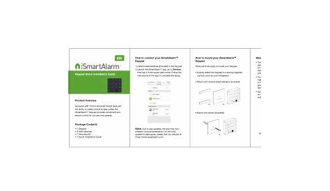 iSmartAlarm_system_Owner's_Manual.pdf Security Alarm