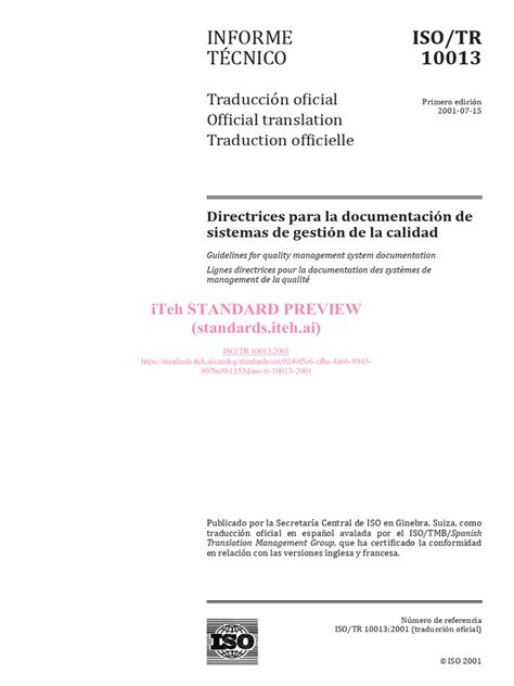 Subject Iso Tr 10013 Pdf 2023