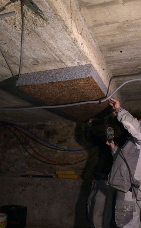 Renforcer un plancher à poutrelle dans une cave parisienne Mise en