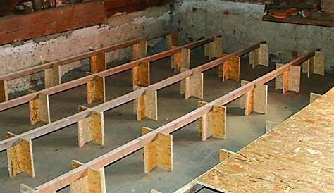 Module OSB pour pose de planchers bois sur isolant en vrac