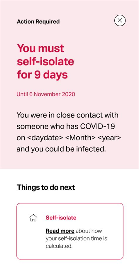 isolation guidelines ni