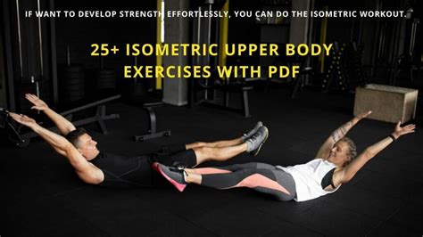 Isometric Exercises Upper Body