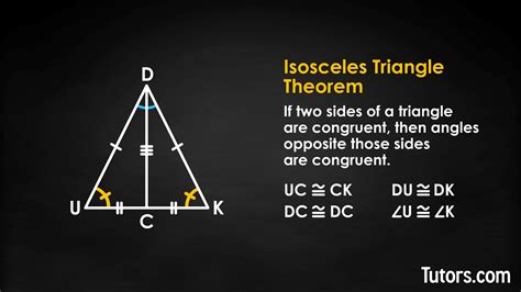 isosceles triangle theorem notes