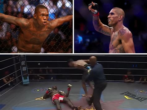 israel adesanya gets knocked out