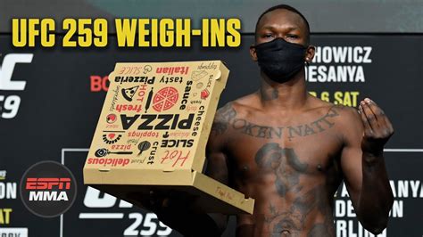 israel adesanya weight in pounds