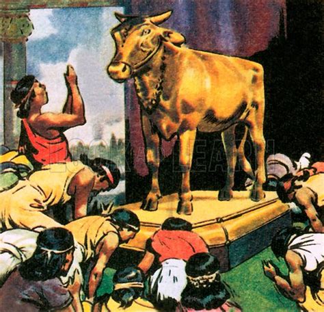israel builds a golden calf