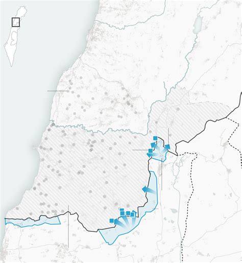 israel defense forces map