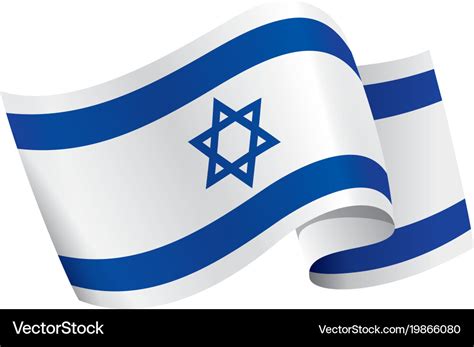 israel flag art vector