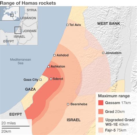 israel hamas map