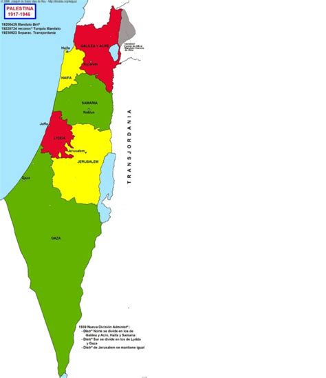israel map 1946