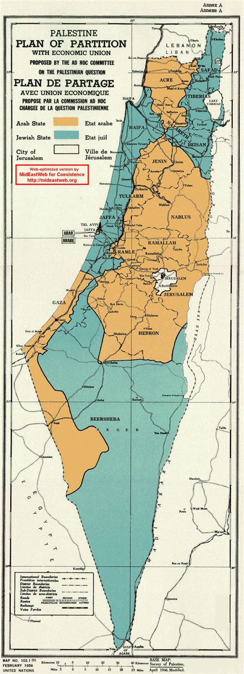 israel map 1947
