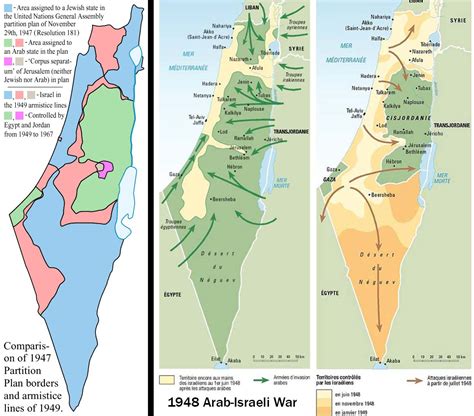 israel map 1948 and today