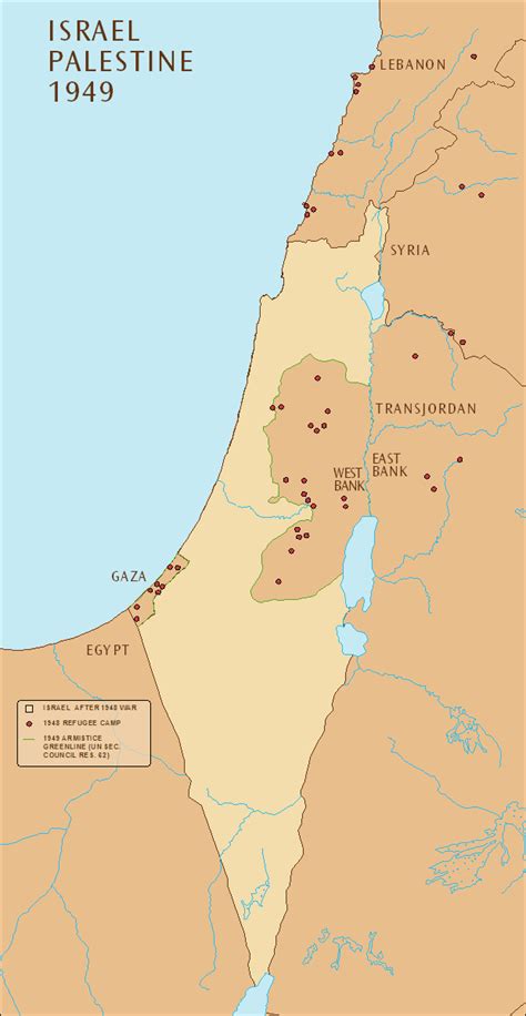 israel map 1949