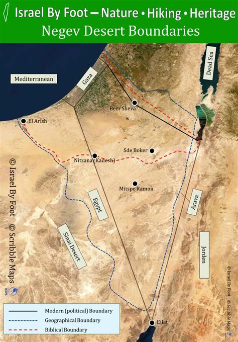 israel map negev