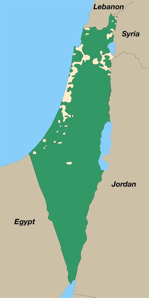 israel map pre 1948