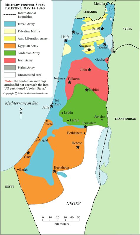 israel maps from 1948 to present