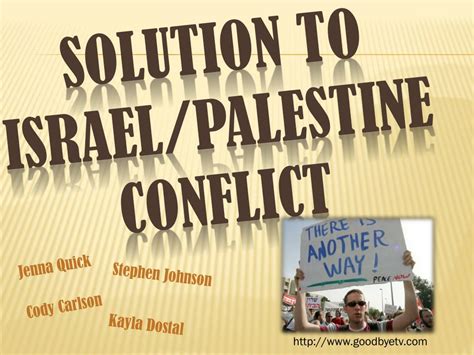 israel palestine conflict possible solutions